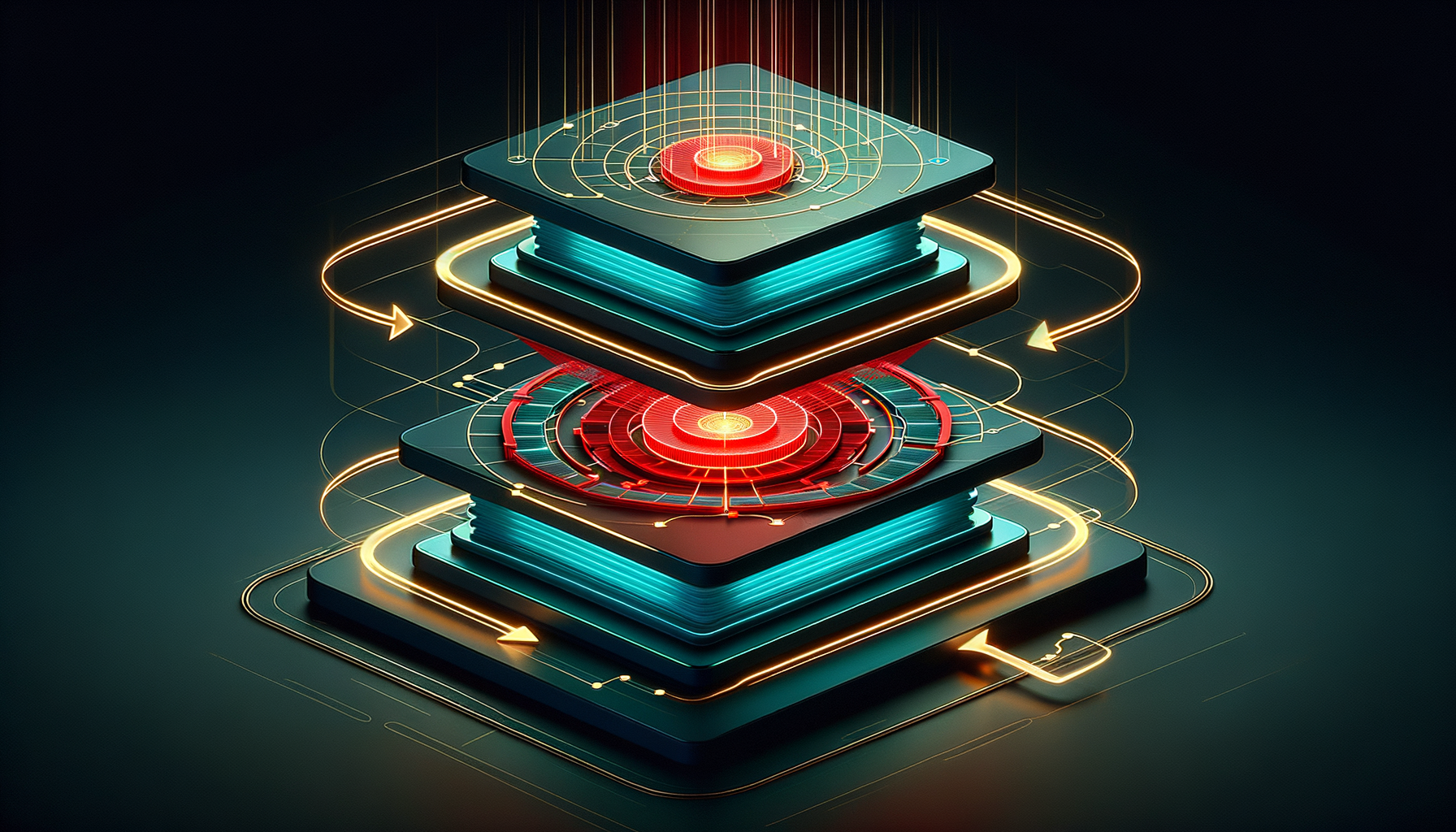 Three-layer governed stack